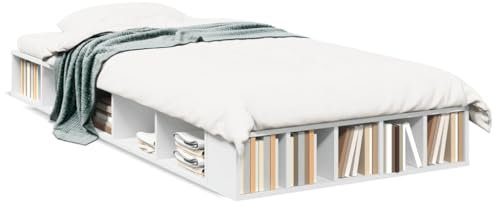 Buzaza Bettgestell Lattenrost Betten Bett Bed Frame Bedrahmen Weiß 90x190 cm Holzwerkstoff - 3280524