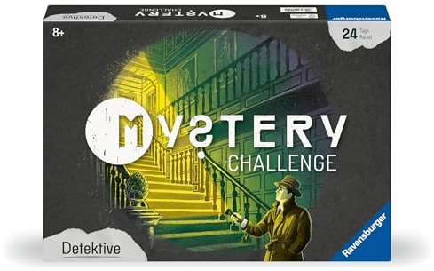 Ravensburger 23696 - Mystery Challenge - Detektive - 24 Rätsel für EXIT-Begeisterte ab 8 Jahren