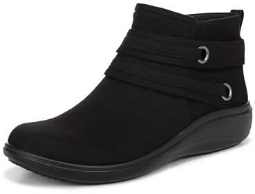 LifeStride Women's Brave Ankle Boot Black 10 M
