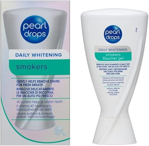 Dentifricio Sbiancante per Fumatori - Rimuove le macchie di fumo e nicotina | Professionale Azione Anti Tartaro e Placca e dona un alito fresco a menta - Dermatologicamente testato e Made in Italy