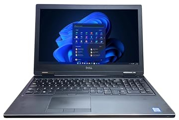 Dell Precision 7530 15.6 Laptop - FAST Intel Core i7-8850H 8th Gen (6 Cores Upto 4.30GHz), 80GB DDR4 RAM, 1TB + 512GB NVMe SSD, FHD Display, Nvidia Quadro P2000 4GB GPU, Windows 11 Pro OS (Renewed)
