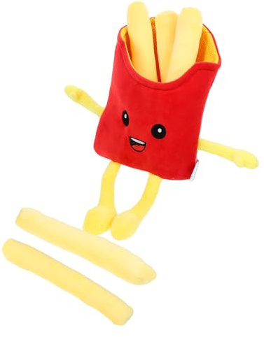 Gogogmee Pommes Frites Plüschkissen Fein Verarbeitung Haltbarkeit für Erwachsene Jungen und Mädchen