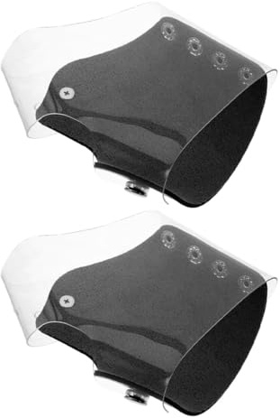 BETOOKY 2pcs Small Makeup Mixing Trays for Foundation and Nail Polish Black Cosmetic Palette with Gloves for Professional Makeup Artists