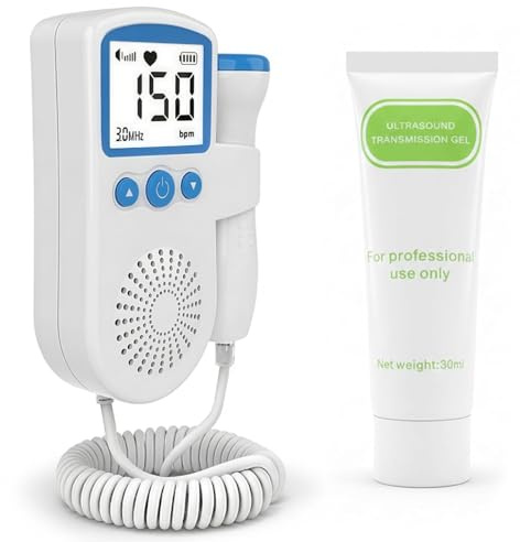 Gel for Doppler Monitor - Heartbeat Monitor Pregnancy - Baby Movement for Mother-to-be, Doppler Accessories for Home Use Only