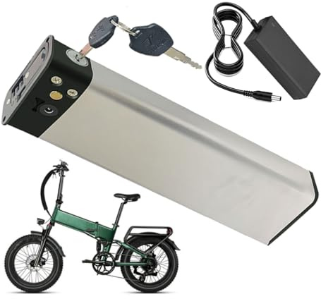 WSDAV Batterie 36 Volts pour vélo électrique, Batterie Lithium 36 V 7,8 Ah ou 10,5 Ah, à Fixer sur Le Tube Diagonal, avec Chargeur pour Moteur de vélo Pliant,36v7.8ah