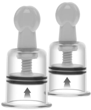 She.E.O Nipple & Clitoral Suckers S/M Klitorispumpe - ABS-Kunststoff (Schraube), 10 cm, Weiß