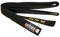 Ju-Sports Budogürtel schwarz mit Bestickung Karate (Japanisches Kanji)