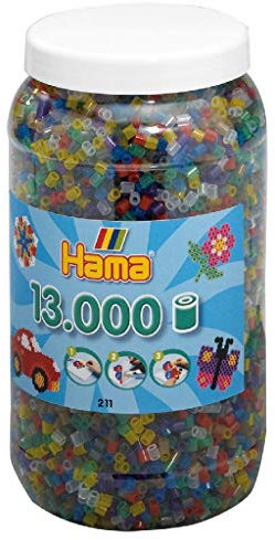 Hama Bügelperlen Transparent 13000 Stück