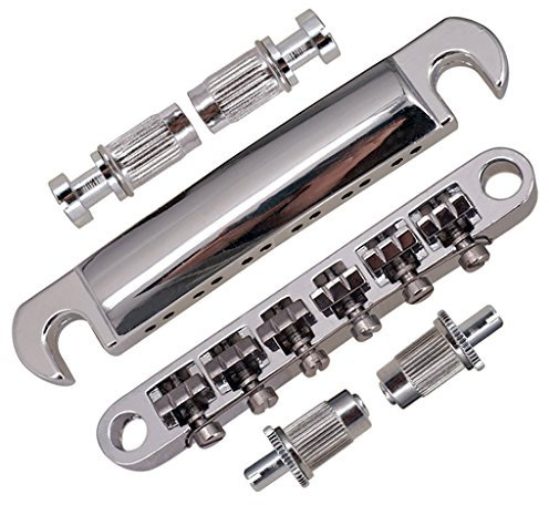 Pont Chevalet Guitare Cordier pour 12 Cordes Guitare Electrique Paul, Argent