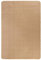 vidaXL Teppich mit Latexrücken rutschfeste Unterseite Antistatisch Läufer Webteppich Juteteppich Wohnzimmerteppich Jute 120x180cm Naturfarben