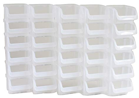 30x Sichtbox PP Größe 1 transparent PRO NEU 30er Set Sichtboxen Werkstatt-Lagerboxen