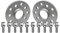 SCC Fahrzeugtechnik Distanzscheiben-Set 20mm (2x10mm) Silber eloxiert mit Radschrauben für BMW