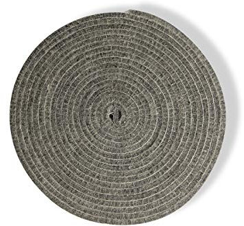 High Temp Grill Gasket Big Green Egg Accessories Replacement High Heat Felt BBQ Smoker Gasket Adhesive Pre-Shrunk Self Stick Felt 15ft Long, 1.14Wide,0.14Thick Fit for Kamado Joe Classic and Big Joe