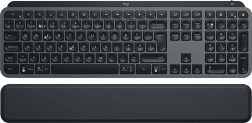 Logitech MX Keys S keyboard RF wireless + Bluetooth QWERTZ Swiss Graphite