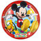 Procos FSC® Mix 93438 Lot de 8 assiettes jetables en papier pour anniversaire d'enfant Motif Mickey Taille 23 cm