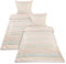 Beautissu Biber Bettwäsche 135x200 cm 2er Set Viola – 100% Baumwolle Warme Flanell Winterbettwäsche - Biberbettwäsche 2X Bettbezug & 2X Kissenbezug 80x80 cm, Feinbiber Bettwäsche-Sets Biber Coral