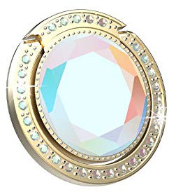Creols® Premium Handy Ring Smartphone Halter, Fingerhalter, Halterung für alle Mobiltelefone, aus Metall, Creols-014-gold