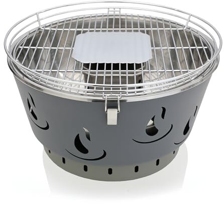 ACTIVA Camping Grill Airbroil I Premium Mini Grill mobil & kompakt I Leistungsstarker & stilvoller Holzkohlegrill für ein gelungenes Barbecue inkl. Tasche