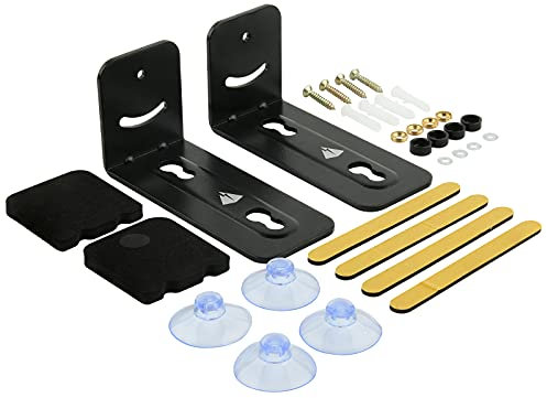 TaoAcc Soundbar Wall Mount, Universal Soundbar Wall Brackets for All Soundbars Including Samsung, Sony, Vizio, LG, Hold up to 15kgs, 1 Pair