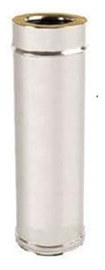 Tuyau pour conduit double paroi acier inox, Ø 150 mm 0,25 Mt Ep.25 mm