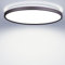 max K O M F O R T LED Deckenlampe LUCKY rund Schwarz 22W Neutralweiß - Moderne Aufputzlampe für stilvolle Beleuchtung
