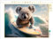 CALVENDO Puzzle Urlaubs-Koala | 1000 Teile Lege-Größe 64 x 48 cm Foto-Puzzle für glückliche Stunden