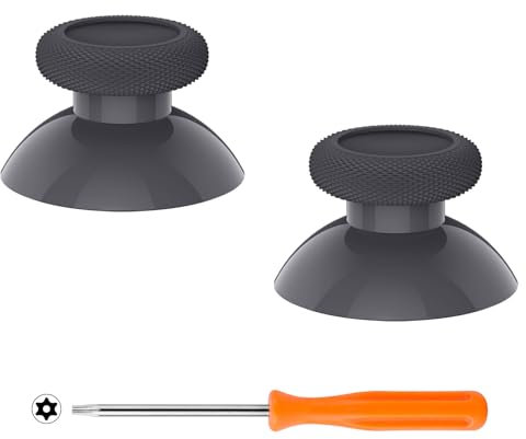 eXtremeRate Thumbsticks für Xbox Series X/S Controller,für Xbox One Standard/X/S/Elite 1,Analog Stick Joystick Joy-Sticks Analogsticks Aufsätze Zubehör-Klassik Grau