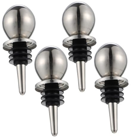 MAGICLULU 4pcs Red Wine Cork Vacuum Wine Stoppers Bottle Sealing Plug Bottle Lids