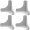 Gadpiparty 4pièces Protector De Coin Set De Protection Sécurisée pour Meubles Angles De Table Doux Et Durable Facile À Nettoyer Design Élégant