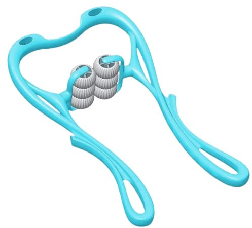 Generic Nackenmassagegerät manuell Massagegerät Nacken Nackenmassageroller Massageroller Linderung von Nackenschmerzen und Kopfschmerzen Schmerzlinderung
