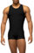 HEARTTOUCH Herren Sportbody Overall Ärmellose Bodysuit Wrestling Singuletts Athletic Body Gymnastik Trikot Leotard Ballettanzug Turnanzug (Schwarz,XL)