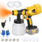 WingFly Cordless Paint Sprayer Compatible with Dewalt 20V Battery, HVLP Fence Paint Sprayer Gun with 3 Spray Patterns for Fencing Decking Wall Ceilings Furniture(Battery NOT Include)