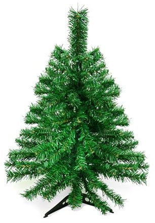 Onlvmyur Sapin de Noël Artificiel 45cm Vert Arbre de Noël Artificiel Décoration de Noël, Difficilement Inflammable