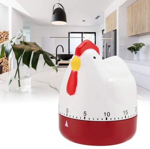 Precioso Reloj Despertador de Cocina con Temporizador de Pollo para Decoración del Hogar Recordatorio de Sincronización