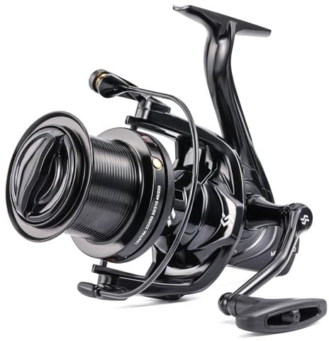 Sougayilang Salzwasser Spinnrolle - Bis zu 17,2 kg Max Drag Big Game Angelrolle, Graphitrahmen Surf Angelrollen, 4,6:1 Übersetzungsverhältnis Heavy Long Casting Inshore Offshore Salzwasser