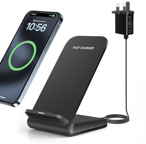 20W Wireless Charger for Samsung and iPhone,VNBBT Fast Wireless phone Charger Stand for Samsung Galaxy S25/S24/Note/Pixel/LG,15W Wireless Fast Charging Station for iPhone 16/16 Pro/15/14/13/12/X/XR