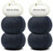 PASCUALI Merino Baby|Strickwolle aus 100% Schurwolle aus Merino, Merinowolle zum Stricken und Häkeln, SET: 4 Knäuel - 200 g, Farbe: Schiefer 303