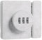 tuwiwol Round Hook Latch Security Combination Lock For Drawer And Cabinet Protection Metal Cabinet Locks With Combination, white