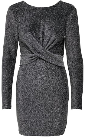 ONLY Damen Onlrich L/S Glitter Twist Dress JRS Onlrich L/S Glitter Twist Dress JRS (1er Pack)