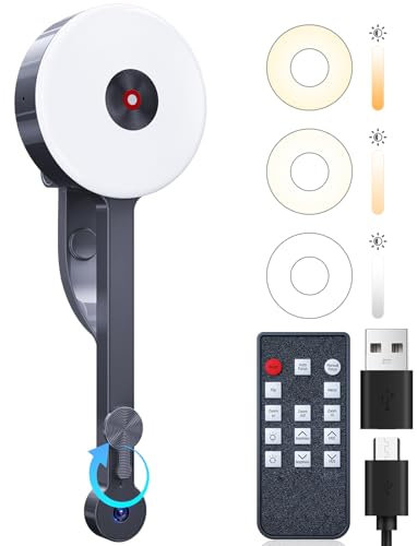 POHO O1 Webcam 4K mit physischer Abdeckung, Mikrofon & Beleuchtung | Dunkelheit Kompensation | Autofokus 83° Weitwinkel | 1/2.55 CMOS mit 8 MP | USB-C & USB-A für PC/Mac (4K, Grau)