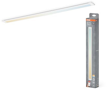 OSRAM SMART+ Wifi Unterbauleuchte schmal 50x3.75 mit TW EXT in Weiß mit Aluminiumgehäuse, IP20-Schutz für Innenräume, einfach zu montieren, Erweiterung