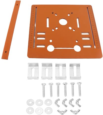 Zhangpu Cutting Machine Base Plate Circular Saw Guide Bottom Board Table Insert Plate for Woodworking Projects 28x25cm
