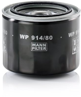 MANN-FILTER WP 914/80 Oil Filter - for Cars + Transporters | For Passenger Cars, Highest Filtration Performance, Engine Protection, High Quality Sealing, True OE Engineering