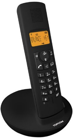 Topcom Balance DECT Schnurlostelefon mit beleuchtetem LC-Display schwarz