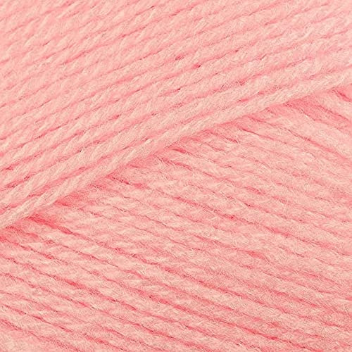 King Cole Big Value Baby 4 Ply Knitting Yarn 100g Ball - Premium Acrylic Wool - Super Soft & Gentle for Baby Garments, Blankets, and Toys (6 Pink)