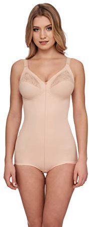6386 Susa Hosencorselet ohne Bügel mit starker Formkraft (85C, weiß)
