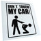 - Autoaufkleber - Dont touch my Car Aufkleber für Auto, Laptop, Fahrrad, LKW, Motorrad mehrfarbig JDM Decal Racing