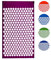 Shanti Akupressur Akupressurkissen Kissen Nagelkissen (66 x 40 x 2 cm, 901) Akupunktur Akupunkturkissen Massage Massagekissen Matte Massagematte Akupunkturmatte Iplikator (Lila)