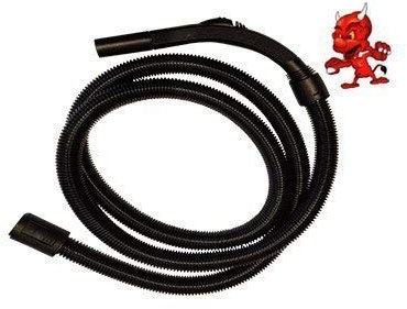 Maschinen Teufel Staubsaugerschlauch 4m für Kärcher WD3200, Schwarz, Kunststoff, 35 mm, 1 Stück