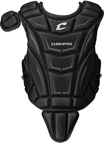 Champro Optimus MVP Chest Protector - 12 Length, Black (CP104B)